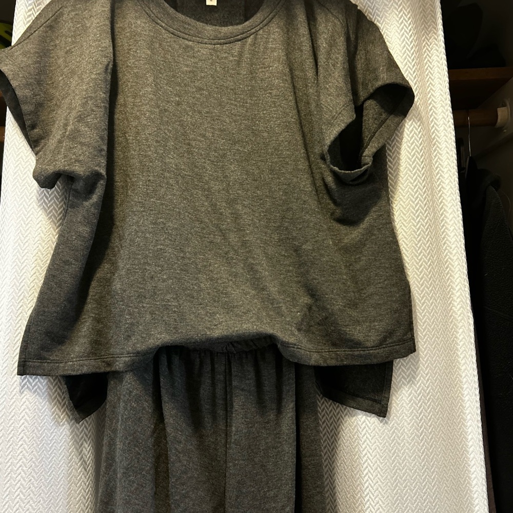 Gray jumpsuit